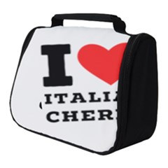 I Love Italian Cherry Full Print Travel Pouch (small) by ilovewhateva