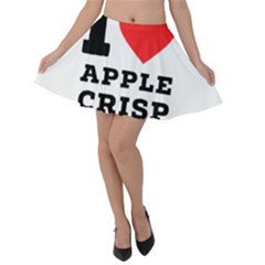 I Love Apple Crisp Velvet Skater Skirt by ilovewhateva