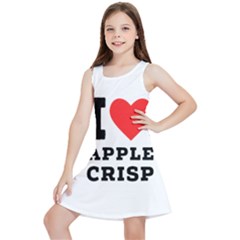 I Love Apple Crisp Kids  Lightweight Sleeveless Dress