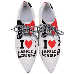 I Love Apple Crisp Pointed Oxford Shoes by ilovewhateva