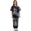 Astronaut Space Walk Kids  Tee and Pants Sports Set View1