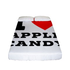 I Love Apple Candy Fitted Sheet (full/ Double Size) by ilovewhateva