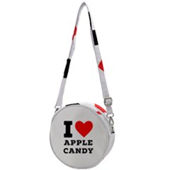 I Love Apple Candy Crossbody Circle Bag by ilovewhateva