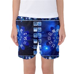 Astrology Horoscopes Constellation Women s Basketball Shorts by danenraven