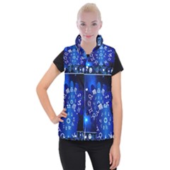 Astrology Horoscopes Constellation Women s Button Up Vest by danenraven