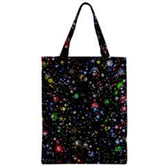 Illustration Universe Star Planet Zipper Classic Tote Bag by danenraven