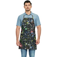 Illustration Universe Star Planet Kitchen Apron by danenraven