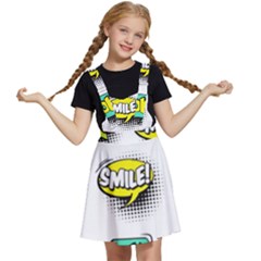 Set-colorful-comic-speech-bubbles Kids  Apron Dress by Salman4z