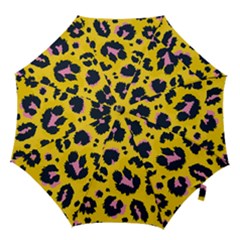 Leopard-print-seamless-pattern Hook Handle Umbrellas (small) by Salman4z