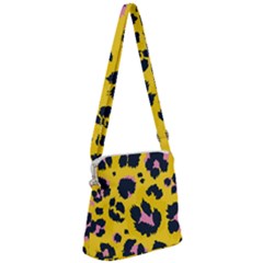 Leopard-print-seamless-pattern Zipper Messenger Bag by Salman4z