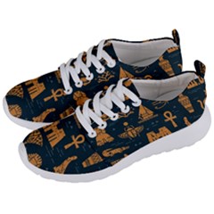 Dark-seamless-pattern-symbols-landmarks-signs-egypt Men s Lightweight Sports Shoes by Salman4z