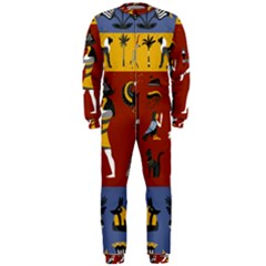 Ancient-egyptian-religion-seamless-pattern Onepiece Jumpsuit (men) by Salman4z