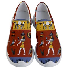 Ancient-egyptian-religion-seamless-pattern Women s Lightweight Slip Ons by Salman4z