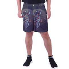 Illustration-drunk-astronaut Men s Pocket Shorts by Salman4z