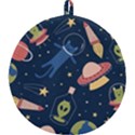 Seamless-pattern-with-funny-aliens-cat-galaxy Round Trivet View1