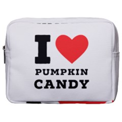 I Love Pumpkin Candy Make Up Pouch (large) by ilovewhateva