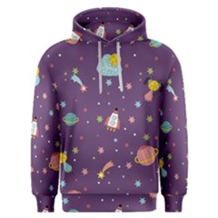 Space-travels-seamless-pattern-vector-cartoon Men s Overhead Hoodie by Salman4z