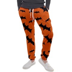 Halloween-card-with-bats-flying-pattern Men s Jogger Sweatpants by Salman4z