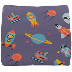 Space-seamless-pattern Seat Cushion by Salman4z