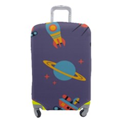 Space-seamless-pattern Luggage Cover (small) by Salman4z