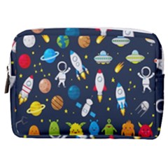Big-set-cute-astronauts-space-planets-stars-aliens-rockets-ufo-constellations-satellite-moon-rover-v Make Up Pouch (medium) by Salman4z