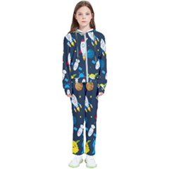 Big-set-cute-astronauts-space-planets-stars-aliens-rockets-ufo-constellations-satellite-moon-rover-v Kids  Tracksuit by Salman4z