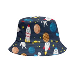 Big-set-cute-astronauts-space-planets-stars-aliens-rockets-ufo-constellations-satellite-moon-rover-v Bucket Hat by Salman4z