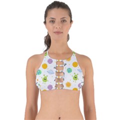 Seamless-pattern-cartoon-space-planets-isolated-white-background Perfectly Cut Out Bikini Top by Salman4z