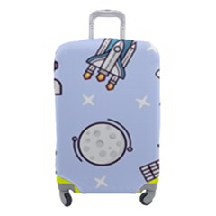 Seamless-pattern-with-space-theme Luggage Cover (small) by Salman4z