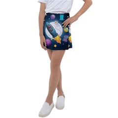 Spaceship-astronaut-space Kids  Tennis Skirt by Salman4z