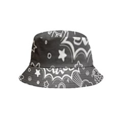 Vector-flat-space-design-background-with-text Inside Out Bucket Hat (kids) by Salman4z