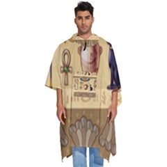 Egypt-horizontal-illustration Men s Hooded Rain Ponchos by Salman4z