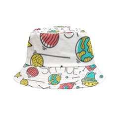 Space-cosmos-seamless-pattern-seamless-pattern-doodle-style Inside Out Bucket Hat by Salman4z