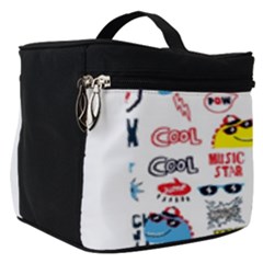 Monster-cool-seamless-pattern Make Up Travel Bag (small) by Salman4z