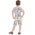 Monster-cool-seamless-pattern Kids  Tee and Shorts Set View2