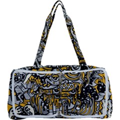 Crazy-abstract-doodle-social-doodle-drawing-style Multi Function Bag