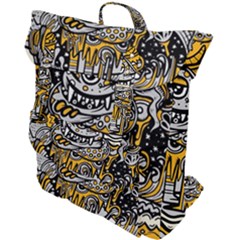 Crazy-abstract-doodle-social-doodle-drawing-style Buckle Up Backpack