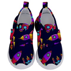 Space-patterns Kids  Velcro No Lace Shoes