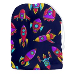 Space-patterns Drawstring Pouch (3xl) by Salman4z