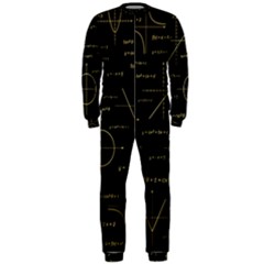 Abstract-math Pattern Onepiece Jumpsuit (men) by Salman4z