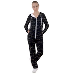 Abstract-math Pattern Women s Tracksuit