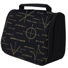 Abstract-math Pattern Full Print Travel Pouch (Big)