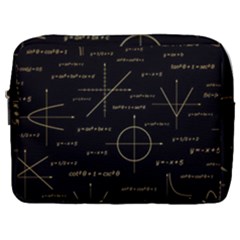 Abstract-math Pattern Make Up Pouch (large) by Salman4z