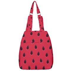 Seamless-watermelon-surface-texture Center Zip Backpack