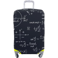 Mathematical-seamless-pattern-with-geometric-shapes-formulas Luggage Cover (large) by Salman4z