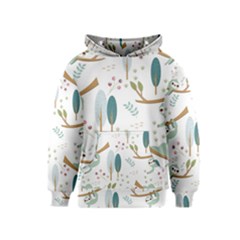 Pattern-sloth-woodland Kids  Pullover Hoodie by Salman4z