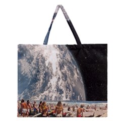 Astronomical Summer View Zipper Large Tote Bag by Jack14