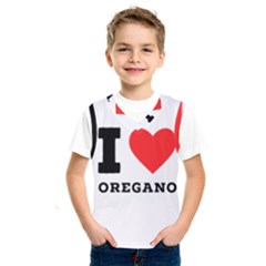 I Love Oregano Kids  Basketball Tank Top by ilovewhateva