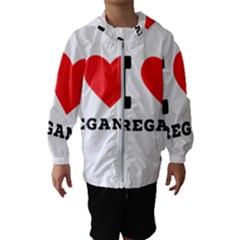 I Love Oregano Kids  Hooded Windbreaker by ilovewhateva