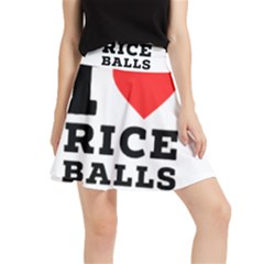 I Love Rice Balls Waistband Skirt by ilovewhateva